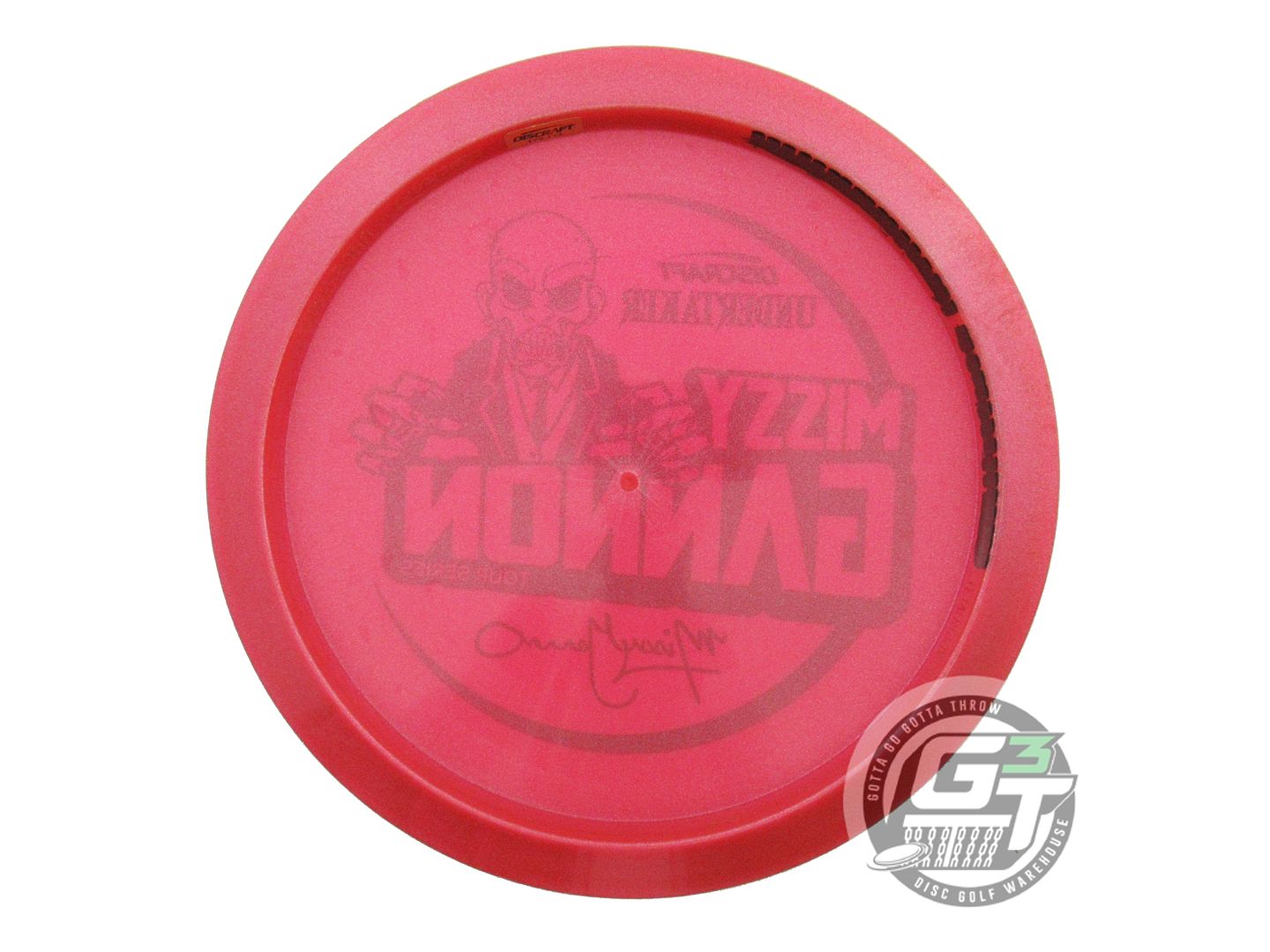 USED Discraft [GANNON] Metallic Z Undertaker 176g Red Black Stamp Driver Disc