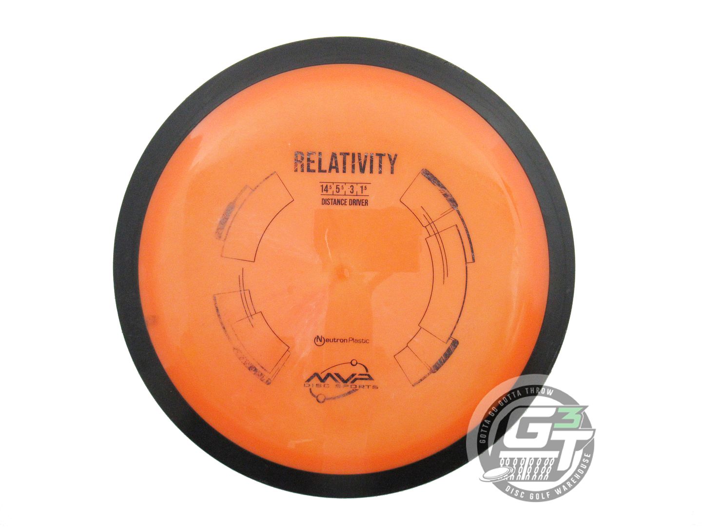 USED MVP Disc Sports Classic Neutron Relativity 174g Orange Distance Driver Disc