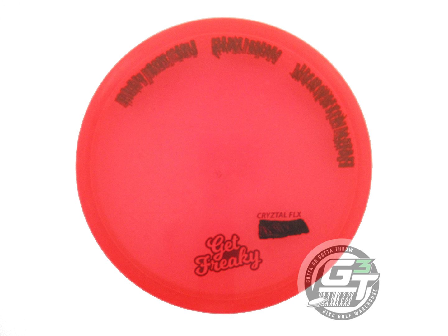 USED Discraft [SMITH] CryZtal Z FLX Zone 175g Red Wiped Stamp Putter Golf Disc