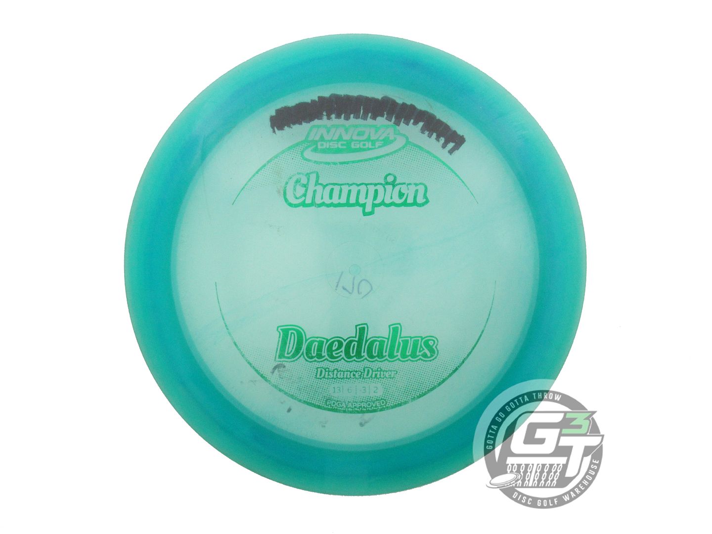 USED Innova Champion Daedalus 170g Teal Green Foil Distance Driver Disc