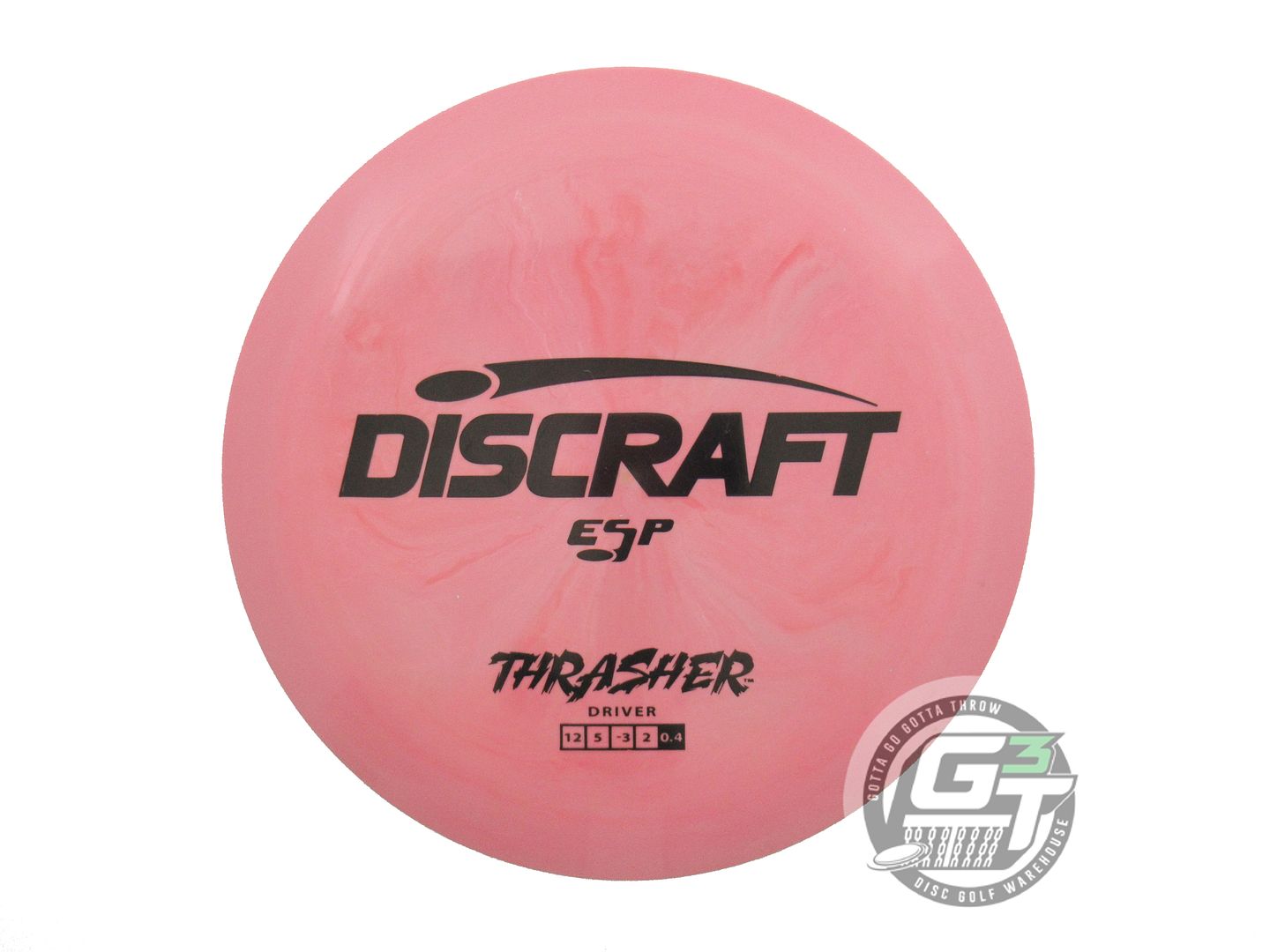 USED Discraft ESP Thrasher 173g Pink Black Stamp Distance Driver Golf Disc