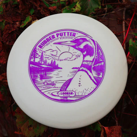 Lightning Loonar Glow Rubber Putter Golf Disc - Gotta Go Gotta Throw