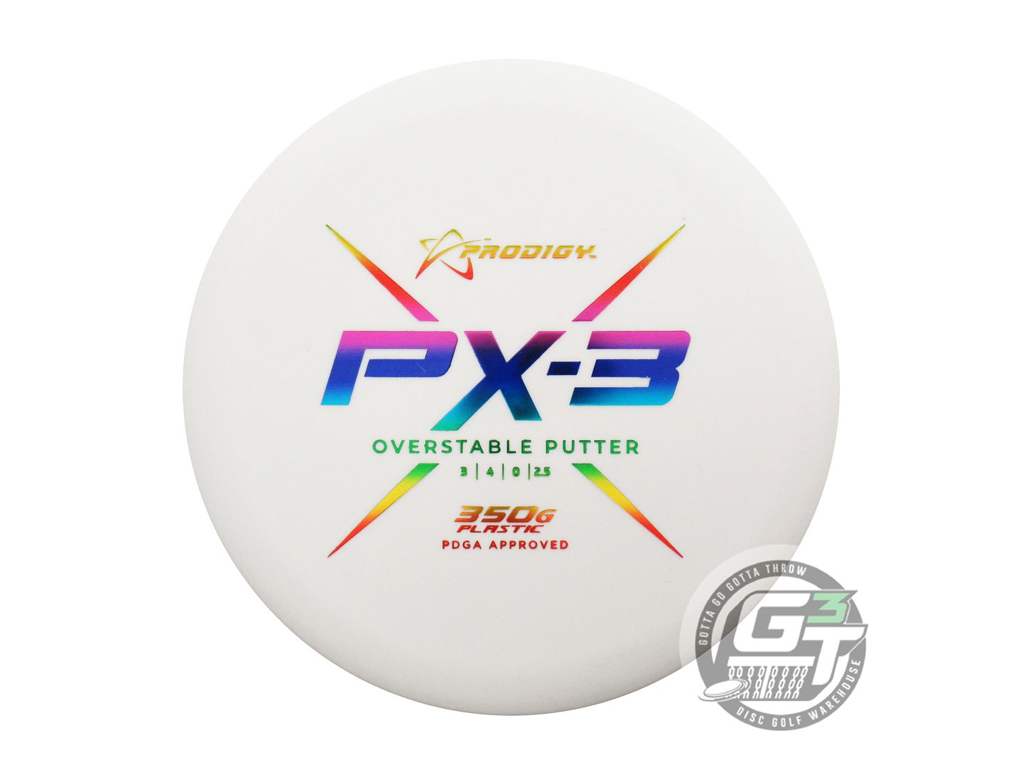 Prodigy 350G Series PX3 Putter Golf Disc (Individually Listed)