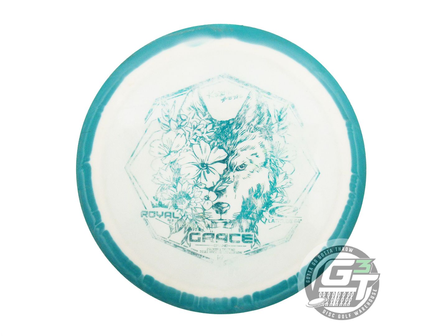 USED Latitude 64 [TATTAR] Royal Grand Orbit Grace 173g Green-White Driver Disc
