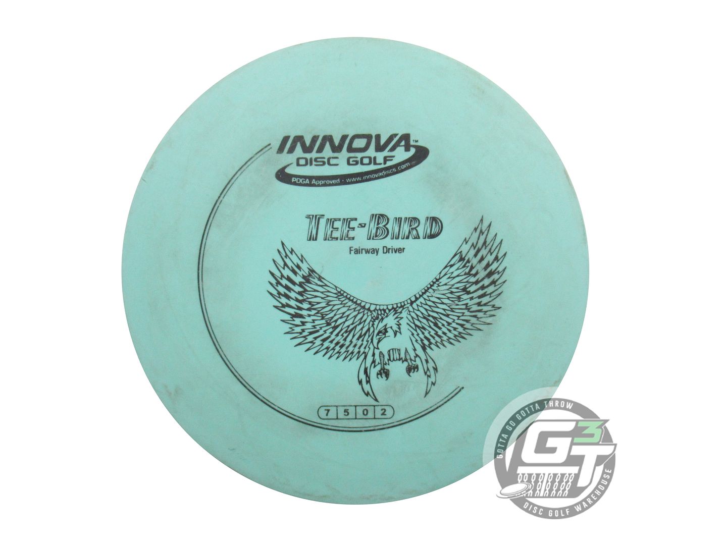 USED Innova DX Teebird 166g Seafoam Black Stamp Fairway Driver Golf Disc