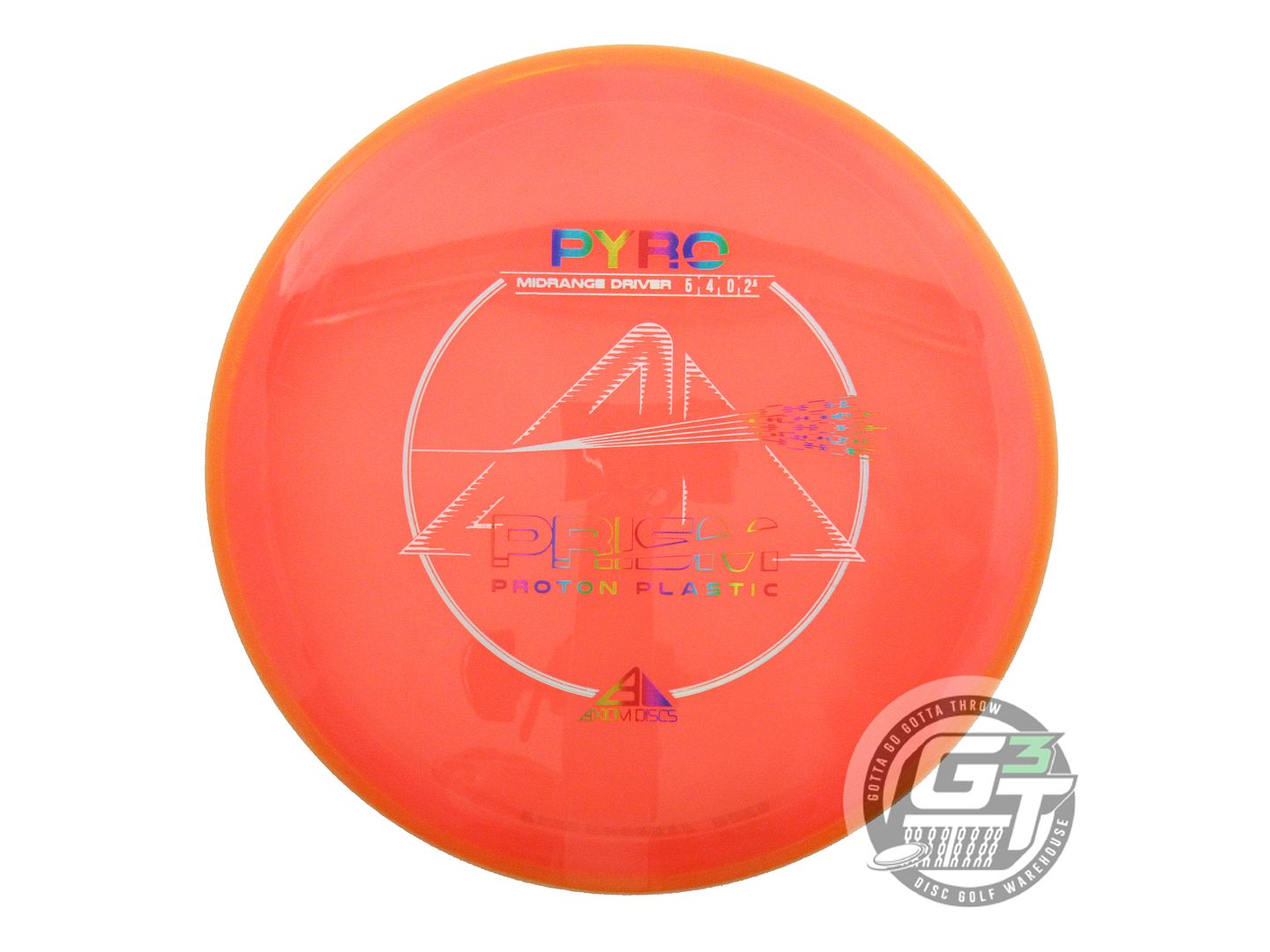 USED Axiom Discs Prism Proton Pyro 177g Orange Marigold Rim Midrange Golf Disc