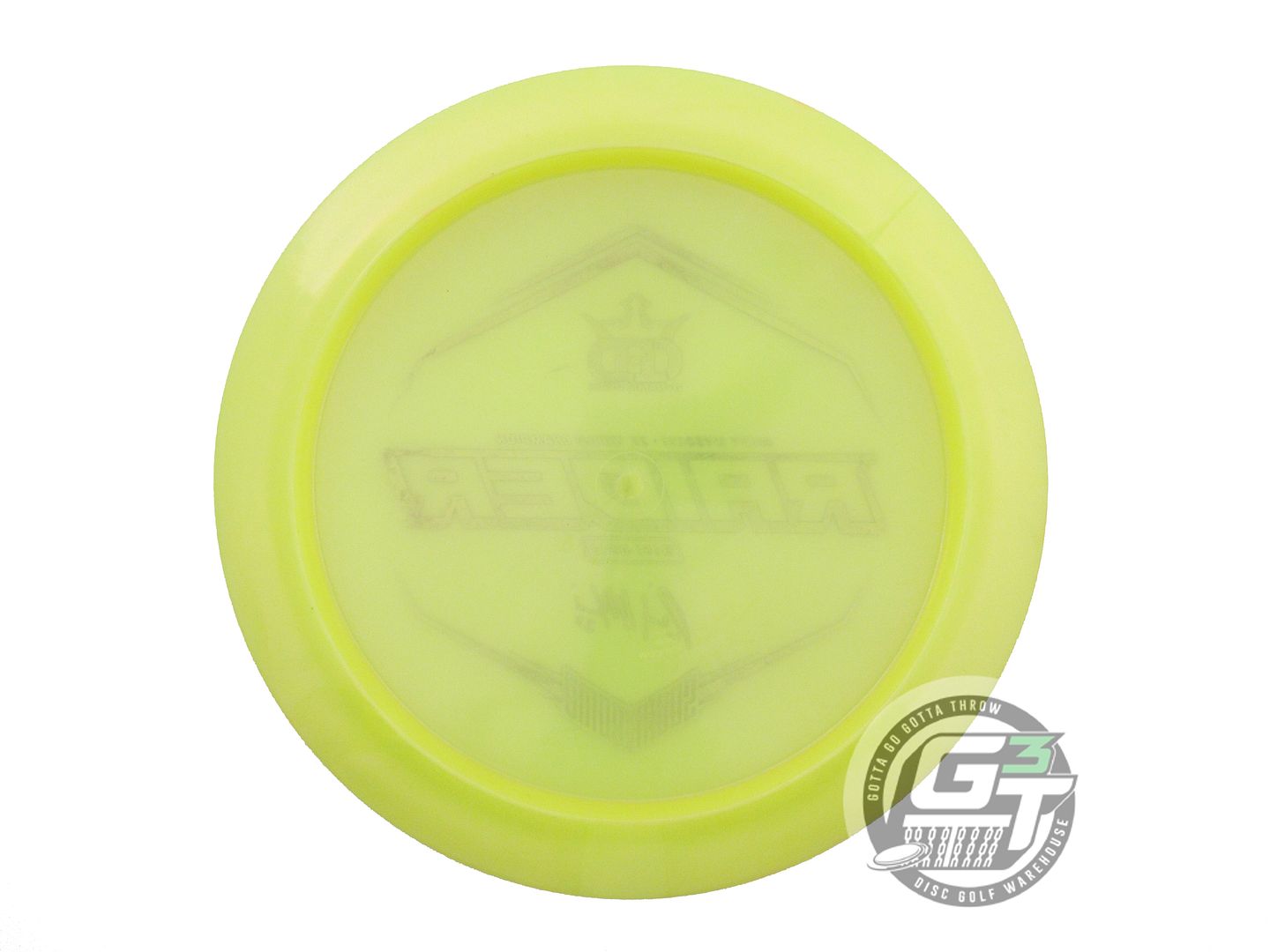 USED Dynamic Discs [WYSOCKI] Glimmer Lucid Ice Raider 171g Yellow Driver Disc