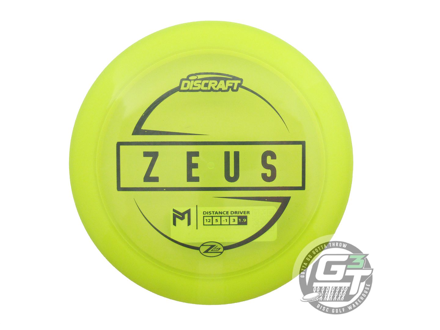Discraft Paul McBeth Signature Z Lite Zeus Distance Driver Golf Disc (Individually Listed)