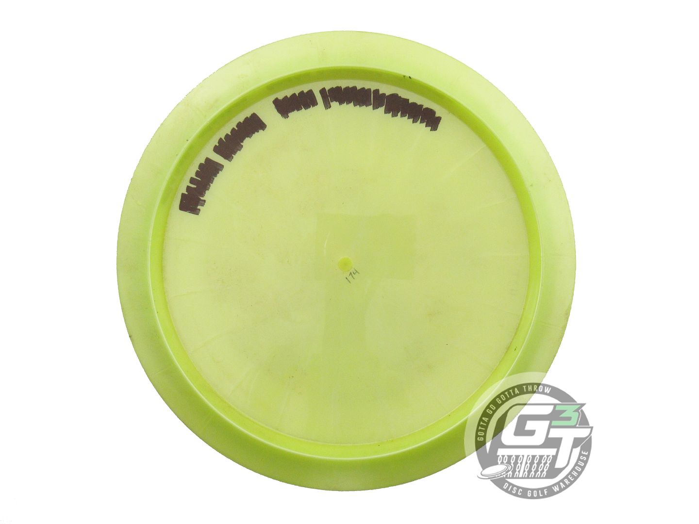 USED Thought Space Ethereal Omen 174g Yellow Fairway Driver Golf Disc