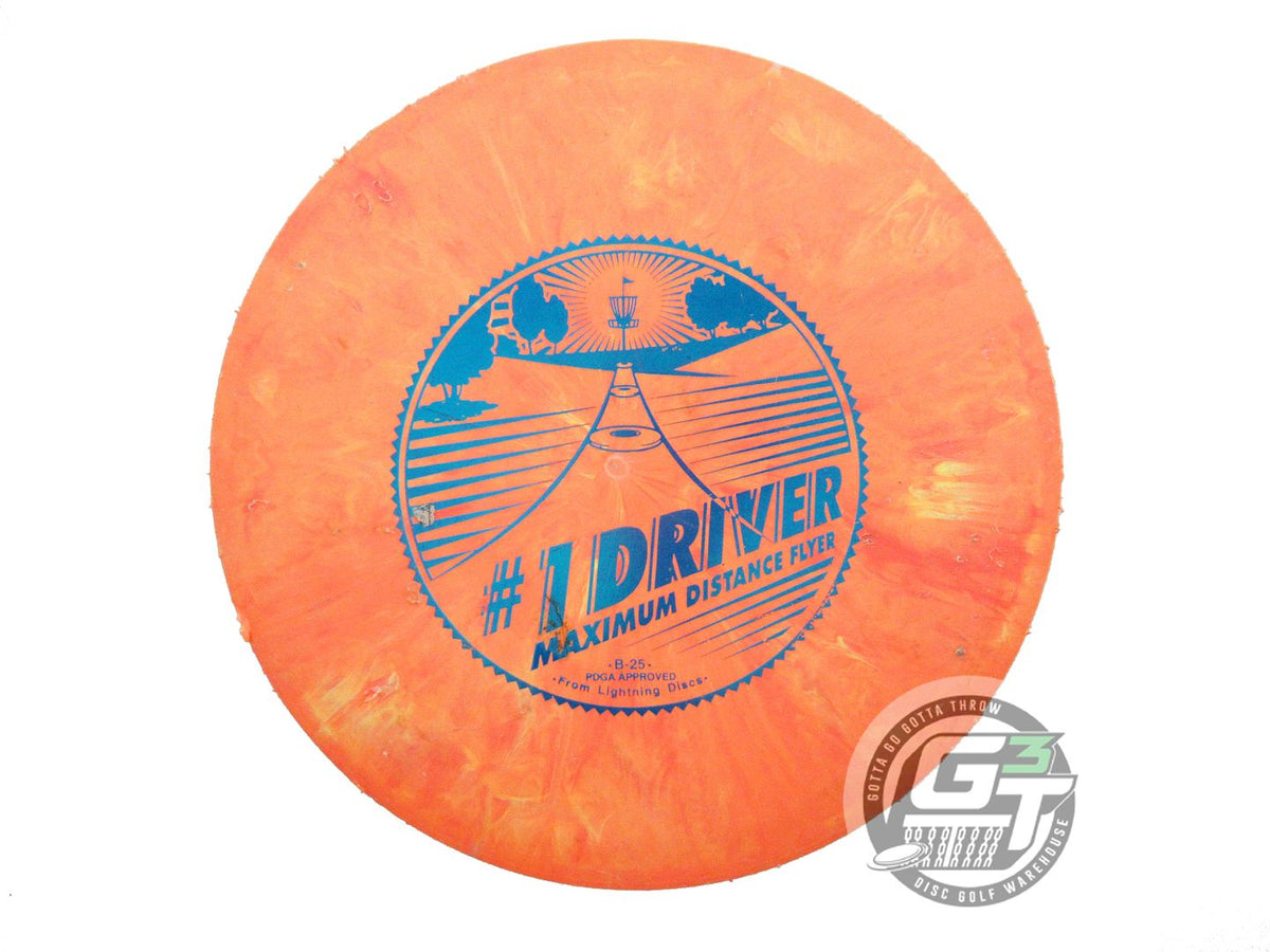 USED Lightning Standard #1 Driver 171g Orange Blue Foil Fairway Driver Golf Disc