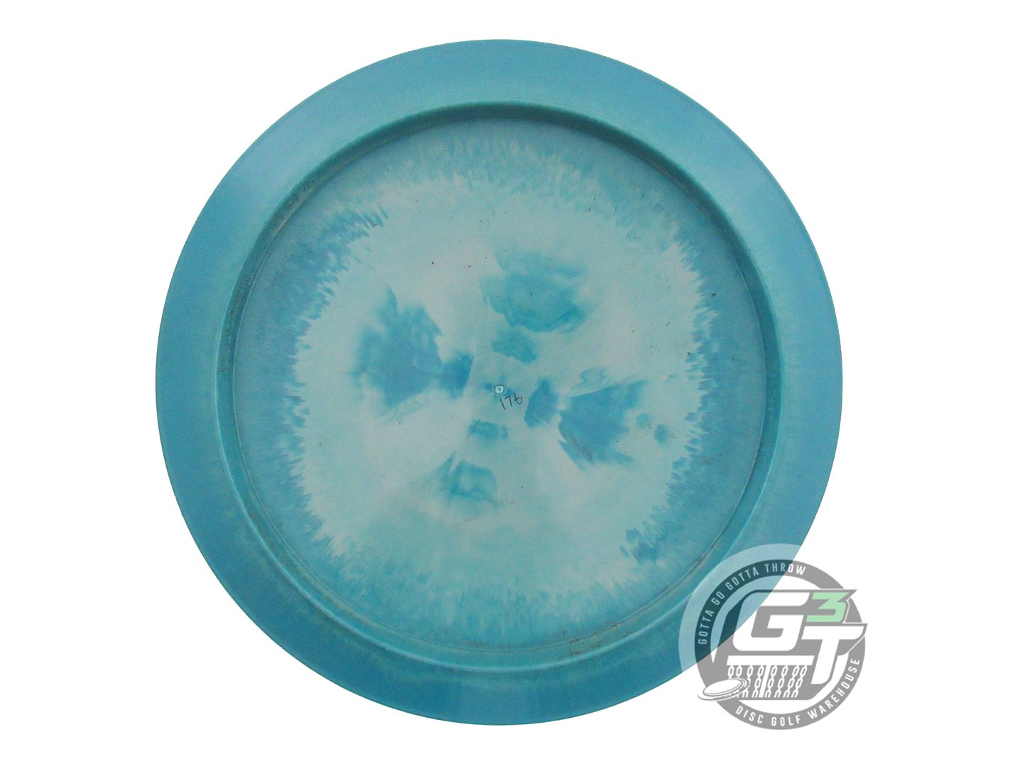 USED Discraft Recycled ESP Thrasher 176g Green Gold Glitter Foil Driver Disc