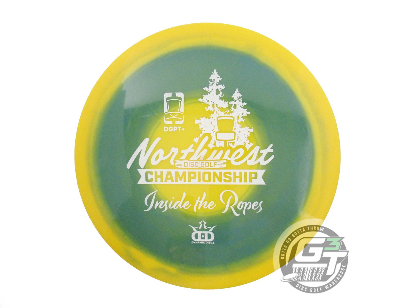 USED Dynamic Discs Fuzion Orbit Enforcer 175g Yellow-Green Distance Driver Disc