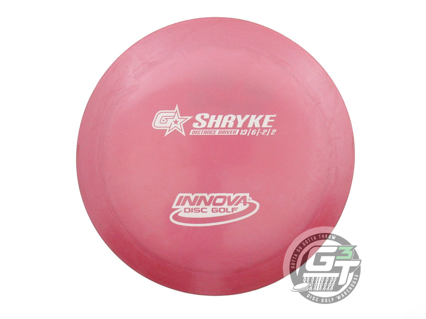 USED Innova GStar Shryke 166g Pink White Stamp Distance Driver Golf Disc