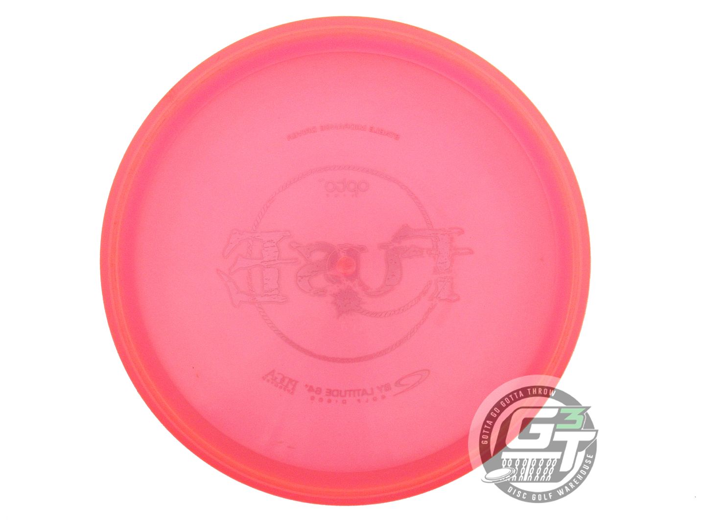 USED Latitude 64 Opto Fuse 177g Pink Blue Foil Midrange Golf Disc