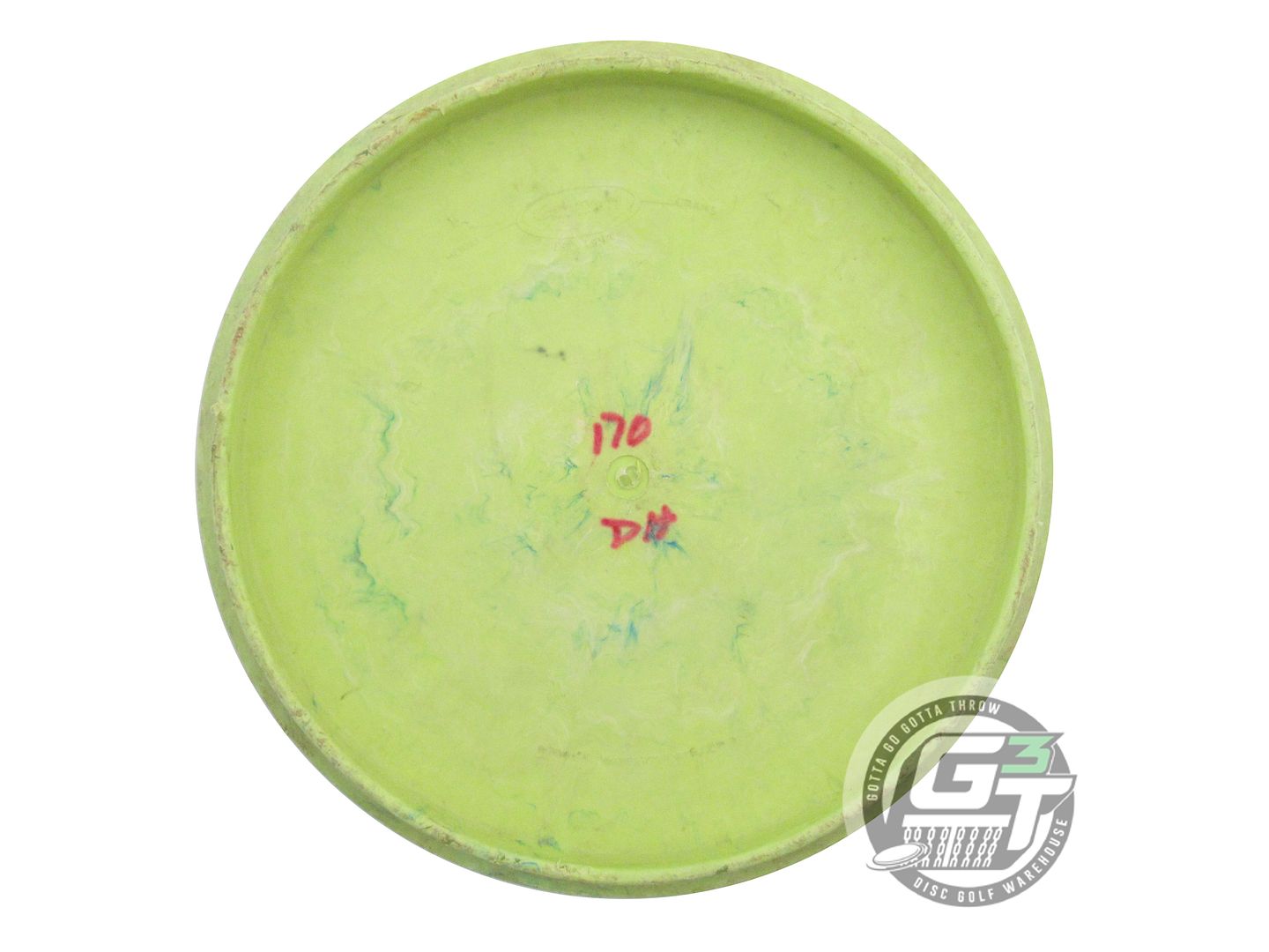 USED Gateway Special Blend Devil Hawk 170g Lime Silver Foil Putter Golf Disc