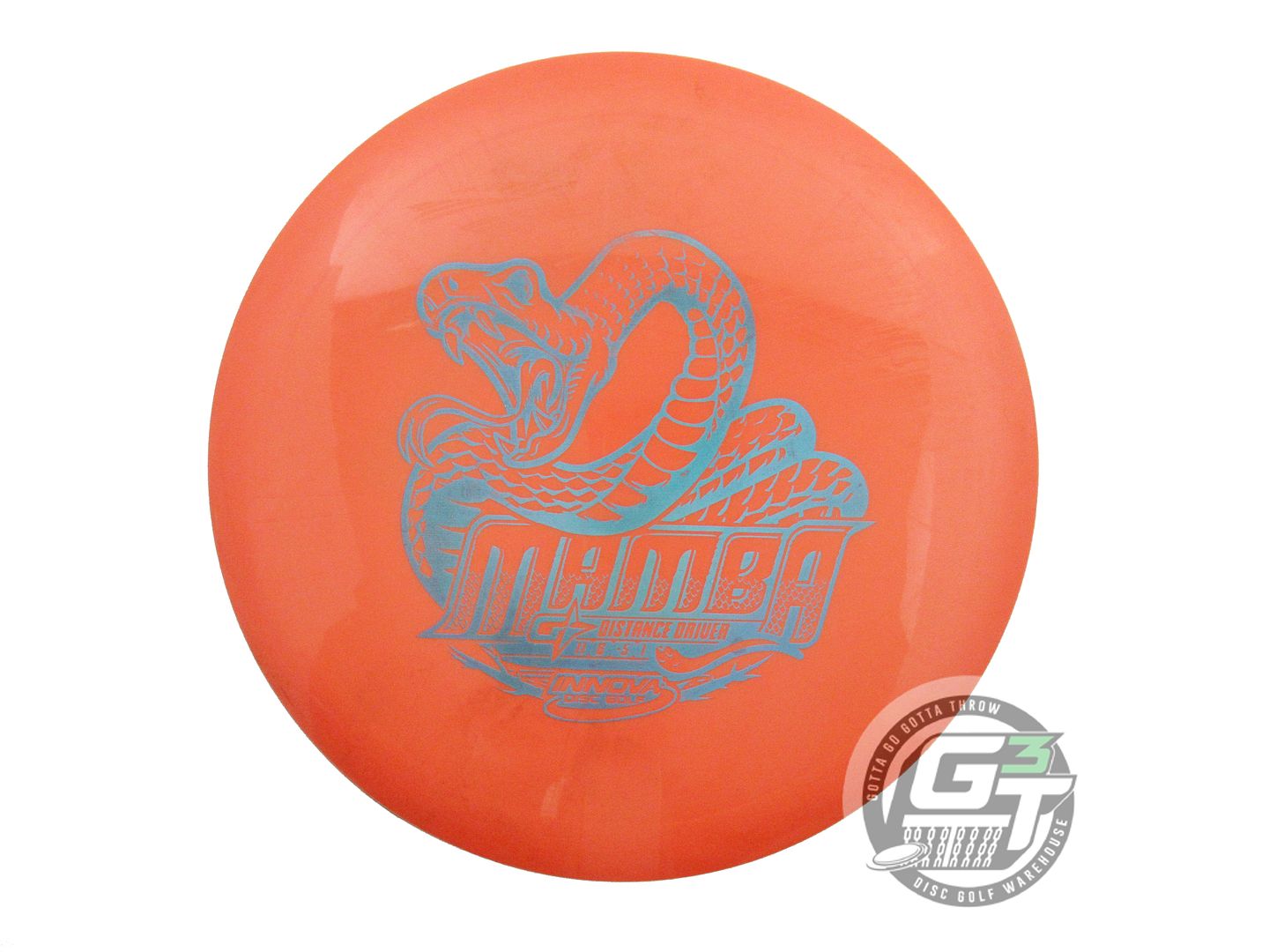 USED Innova GStar Mamba 174g Orange Blue Holo Foil Distance Driver Golf Disc