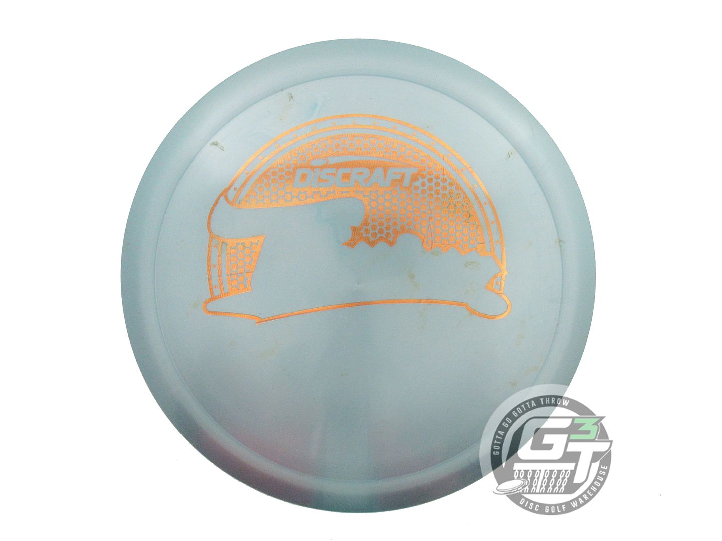 USED Discraft Titanium Heat 170g Aqua Gold Holo Foil Distance Driver Golf Disc