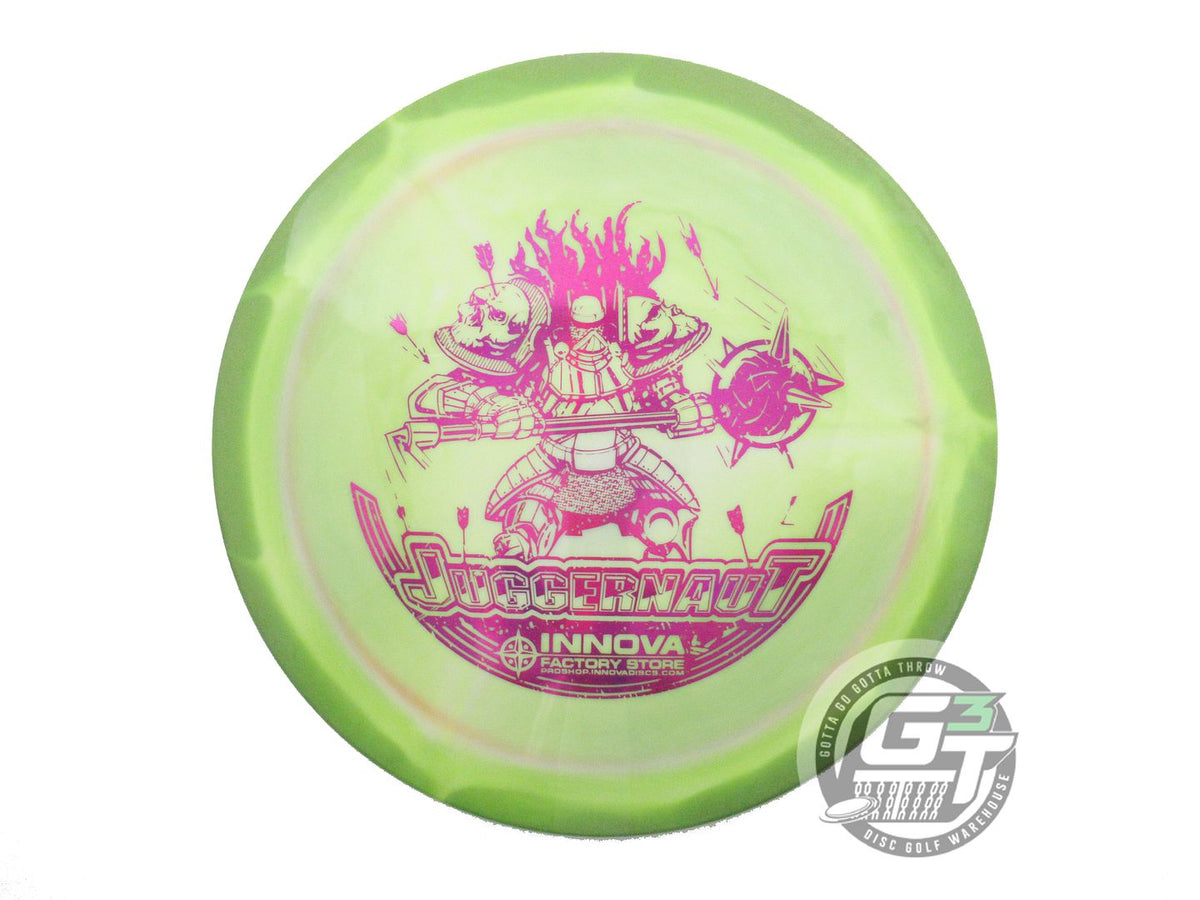 USED Innova Halo Star Juggernaut 177g Green-White Driver Golf Disc