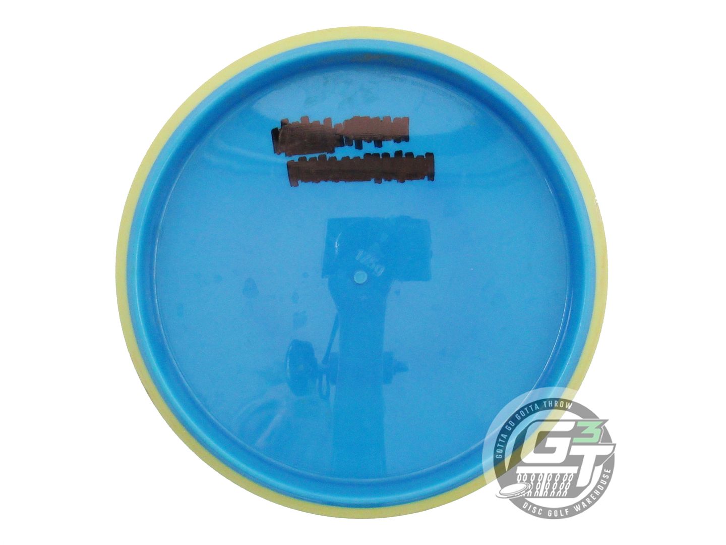 USED Axiom Discs Neutron Hex 175g Teal Yellow Rim Midrange Golf Disc