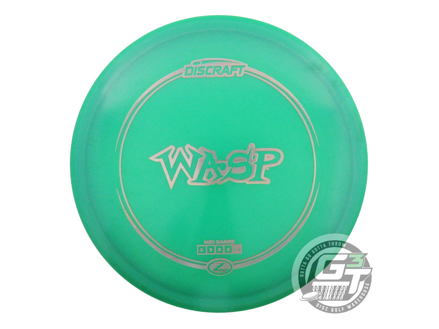 USED Discraft Z Wasp 178g Green Copper Holo Foil Midrange Golf Disc