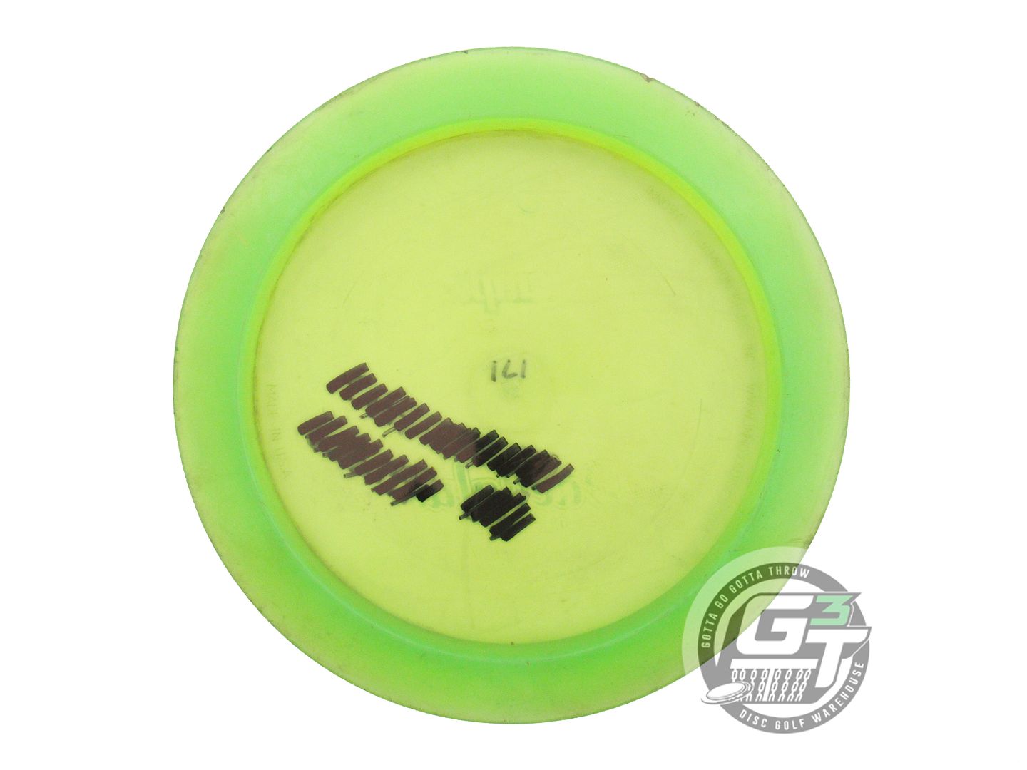 USED Innova Champion Daedalus 171g Lime Wiped Stamp Distance Driver Disc