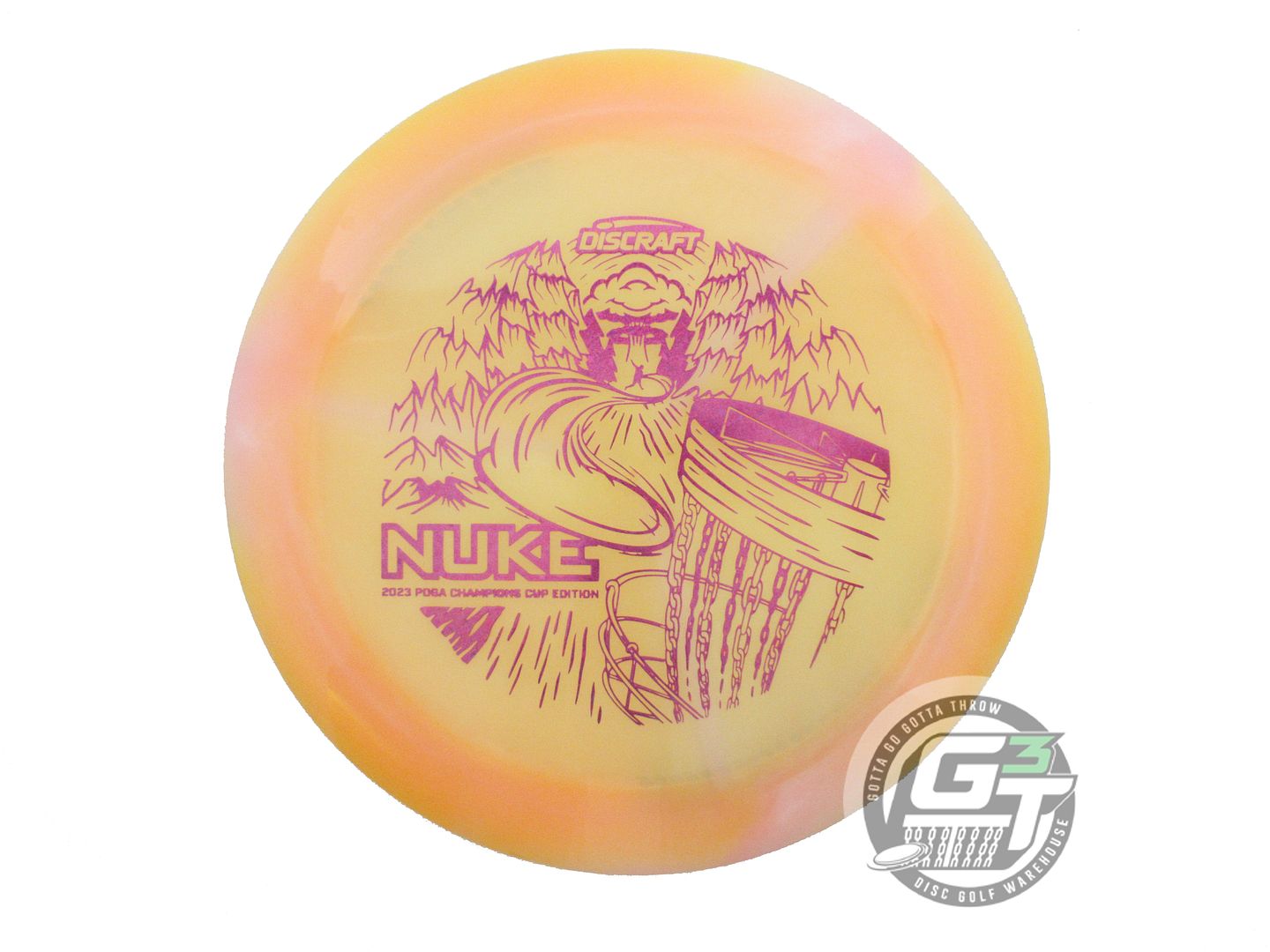 USED Discraft [CHAMPIONS] Z Swirl Nuke 175g Peach-Pink Driver Disc