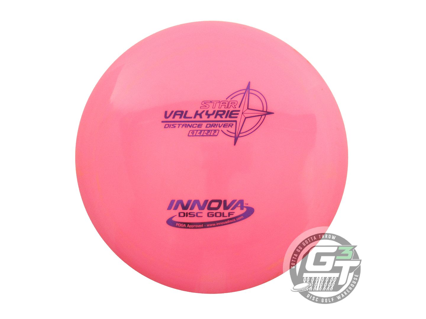 USED Innova Star Valkyrie 171g Pink Purple Foil Distance Driver Golf Disc