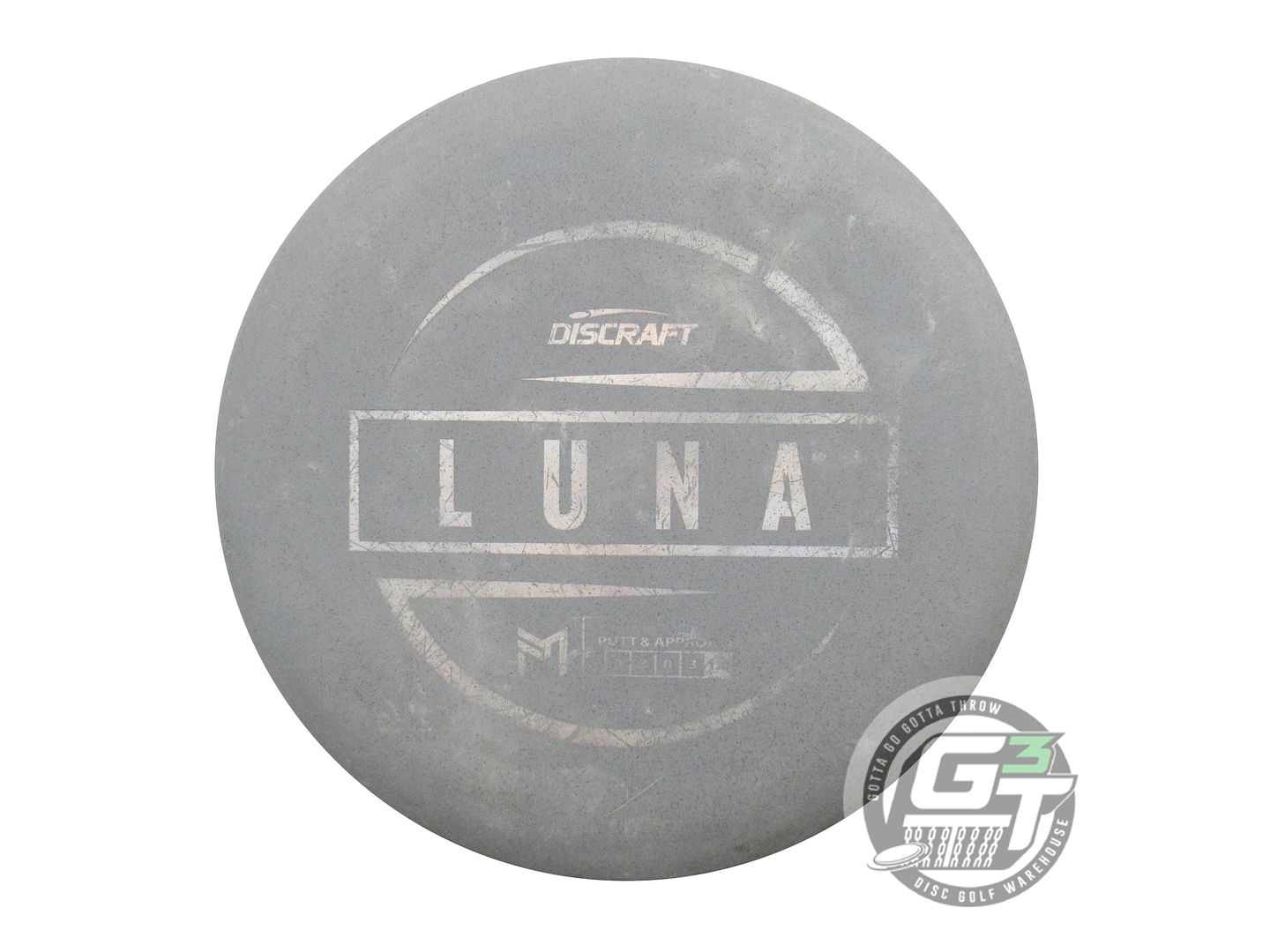 USED Discraft [McBETH] Jawbreaker Luna 173g Gray Silver Holo Putter Golf Disc