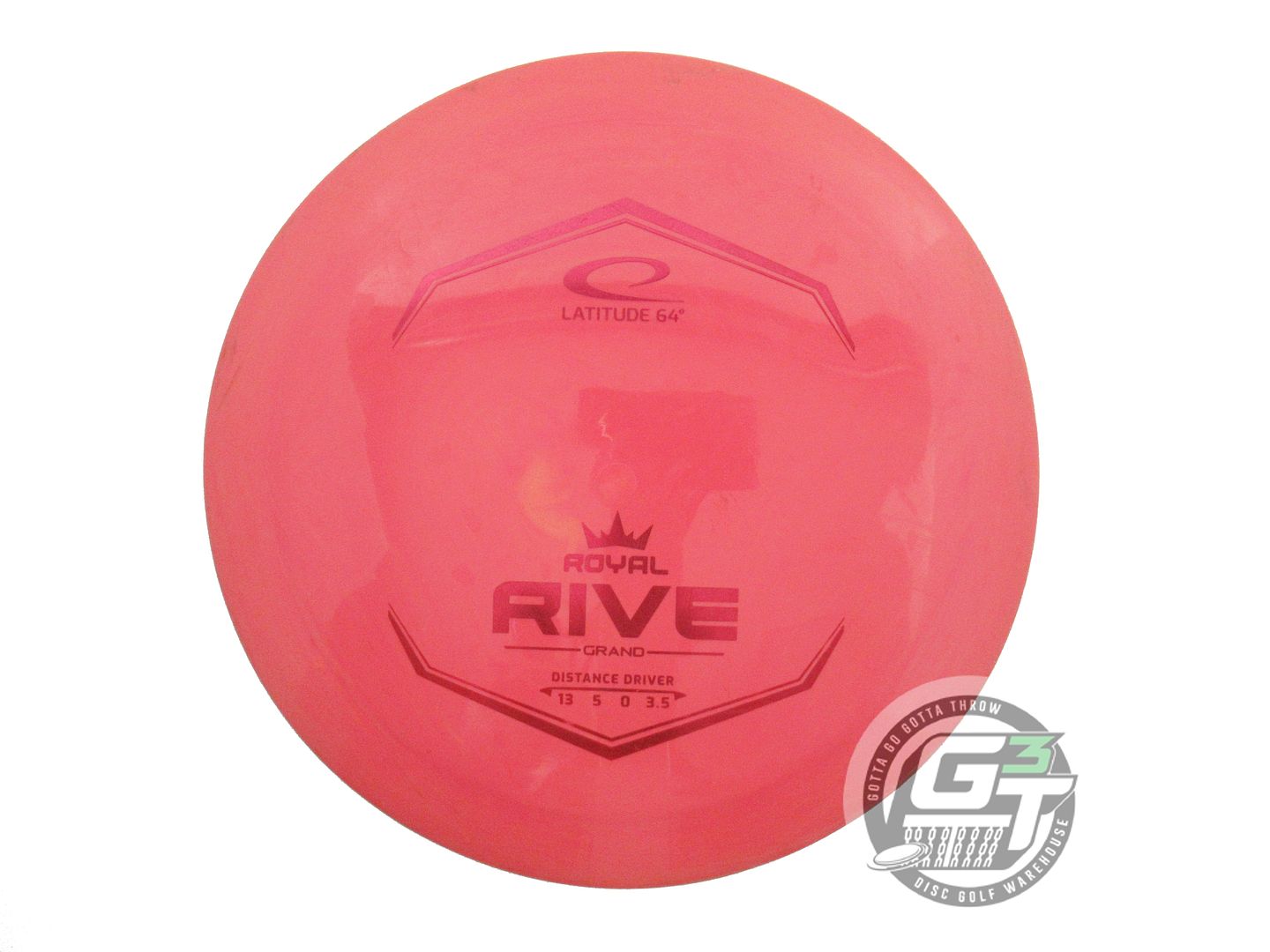 USED Latitude 64 Royal Grand Rive 173g Red Red Foil Distance Driver Golf Disc