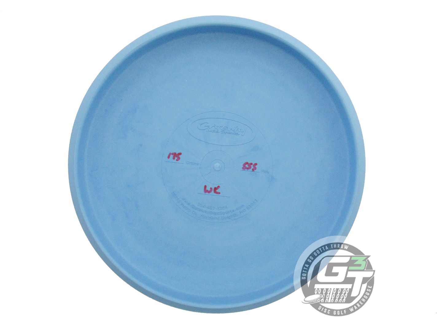 NOS Gateway SureGrip SSS Warlock 175g Blue Rasta Foil Putter Golf Disc