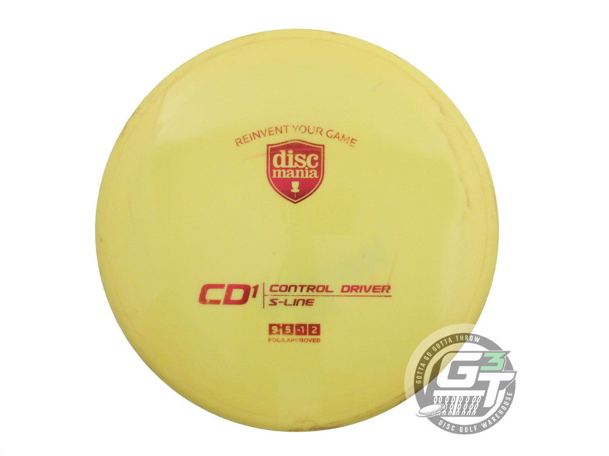 USED DiscMania S-Line CD1 173g Yellow Red Foil Distance Driver Golf Disc