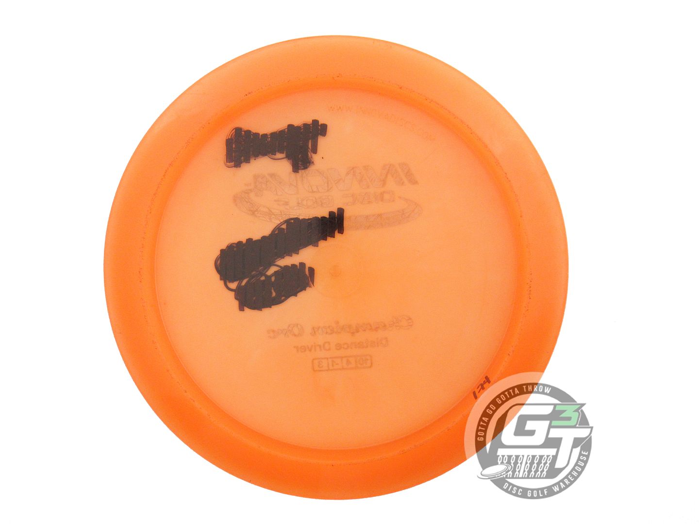 USED Innova Champion Orc 174g Orange Black Stamp Distance Driver Golf Disc