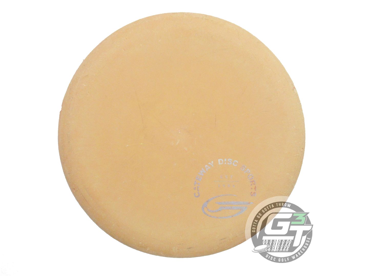 USED Gateway TRAINING WEIGHT SureGrip Wizard 261g Peach Silver Foil Putter Disc