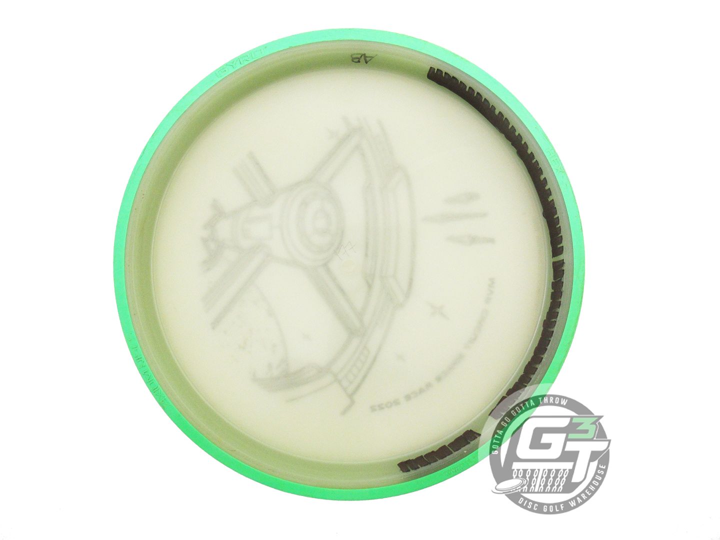 USED Axiom Discs [MVP CIRCUIT] Eclipse Proton Hex 177g Lime Rim Midrange Disc