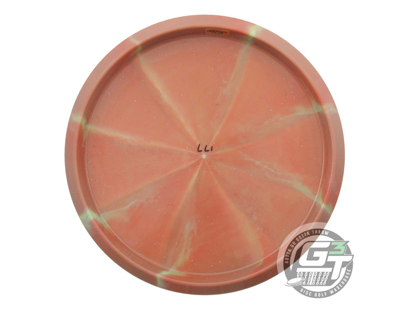 USED Discraft [PAIGE/SHUE] ESP Buzzz SS 177g Tan-Pink Midrange Golf Disc