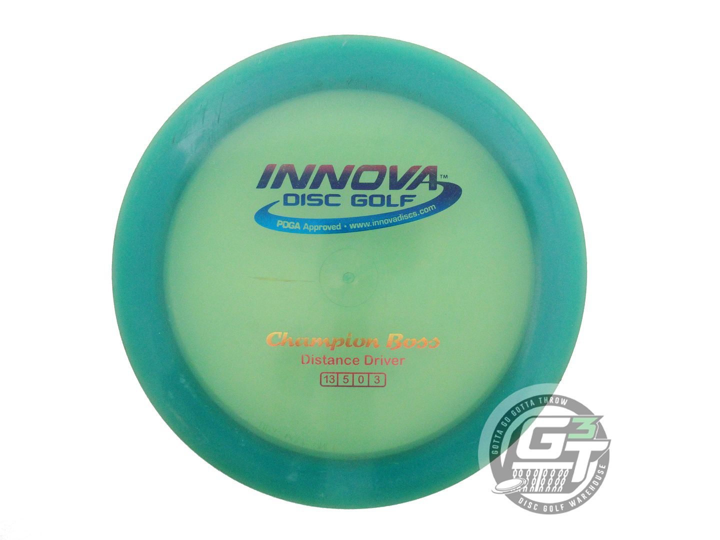 USED Innova Champion Boss 172g Green Rainbow Foil Distance Driver Golf Disc