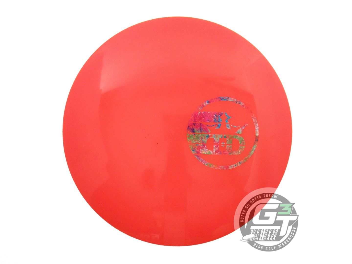 USED Dynamic Discs Fuzion Maverick 175g Orange Fireworks Foil Driver Golf Disc