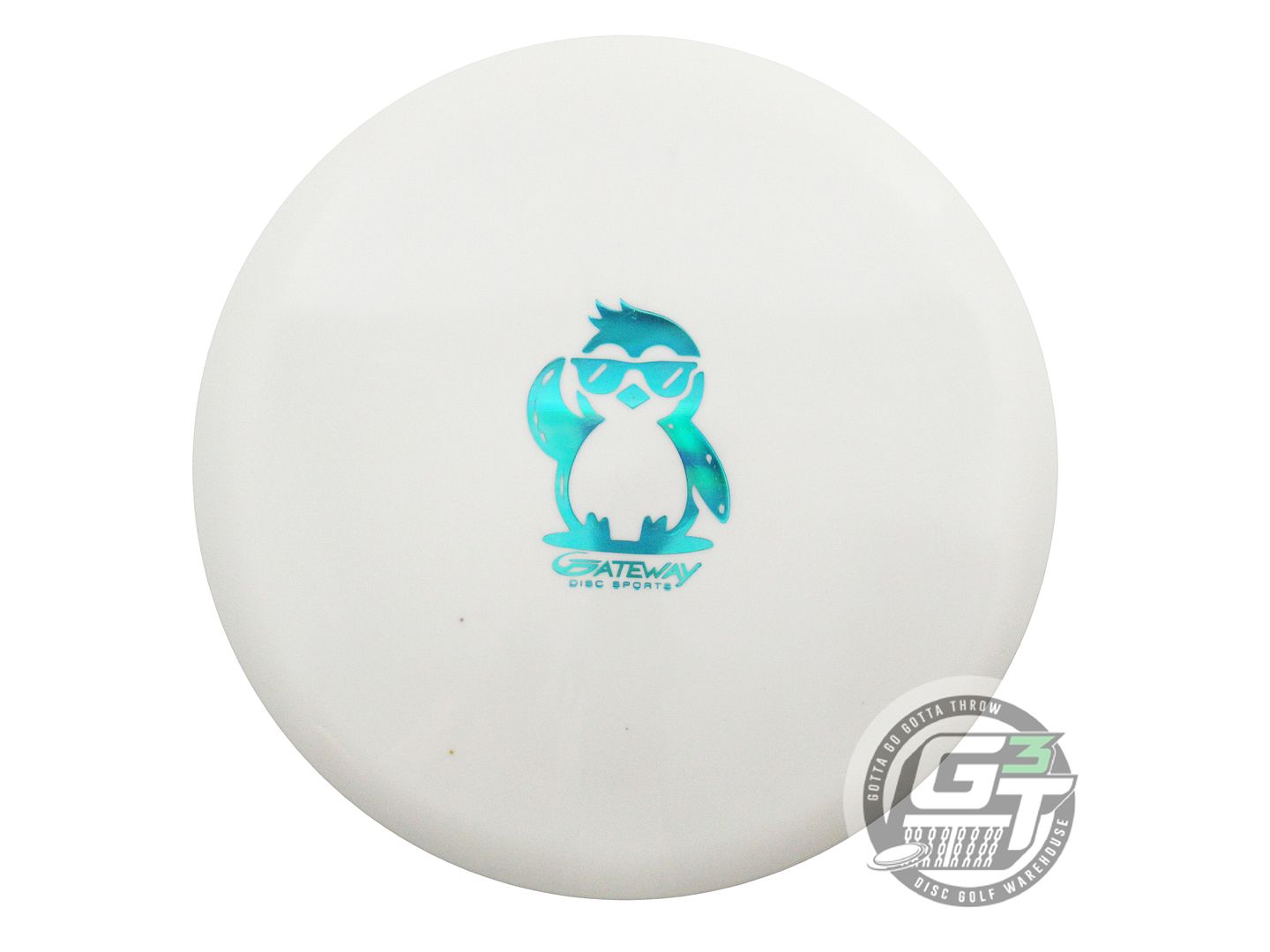 NOS Gateway NXT Element 178g White Teal Holo Foil Midrange Golf Disc