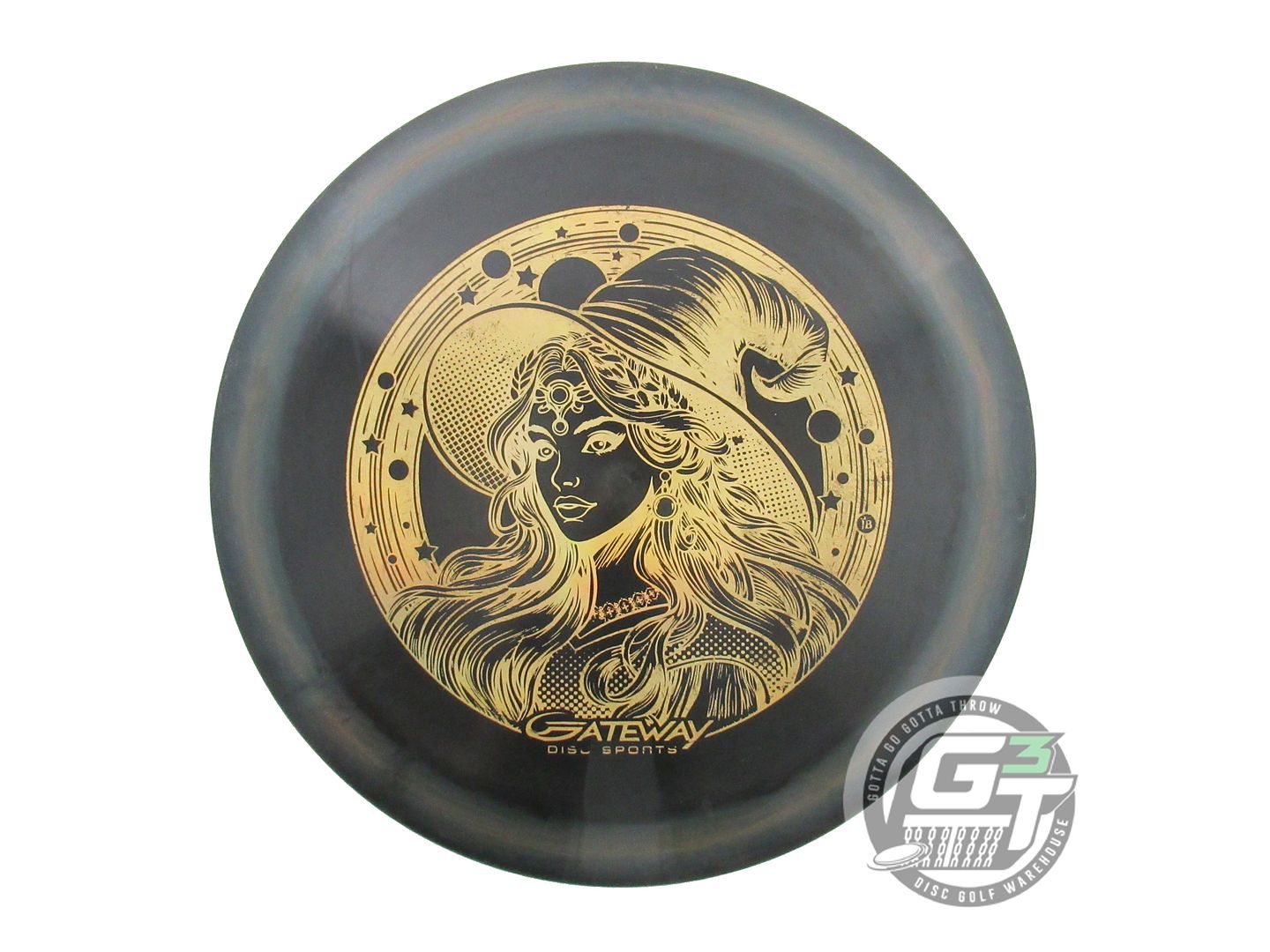 USED Gateway Diamond Realm 171g Black Gold Holo Foil Distance Driver Golf Disc