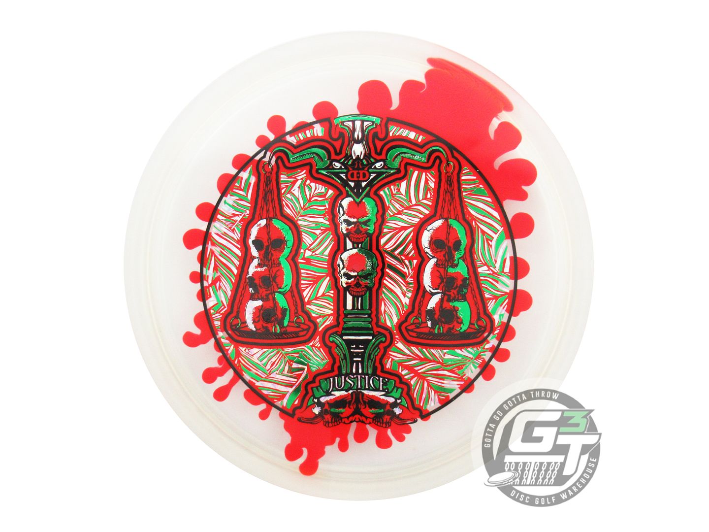 Dynamic Discs Limited Edition 10-Year Anniversary Lucid Ice SplaDDer Justice Midrange Golf Disc (Individually Listed)