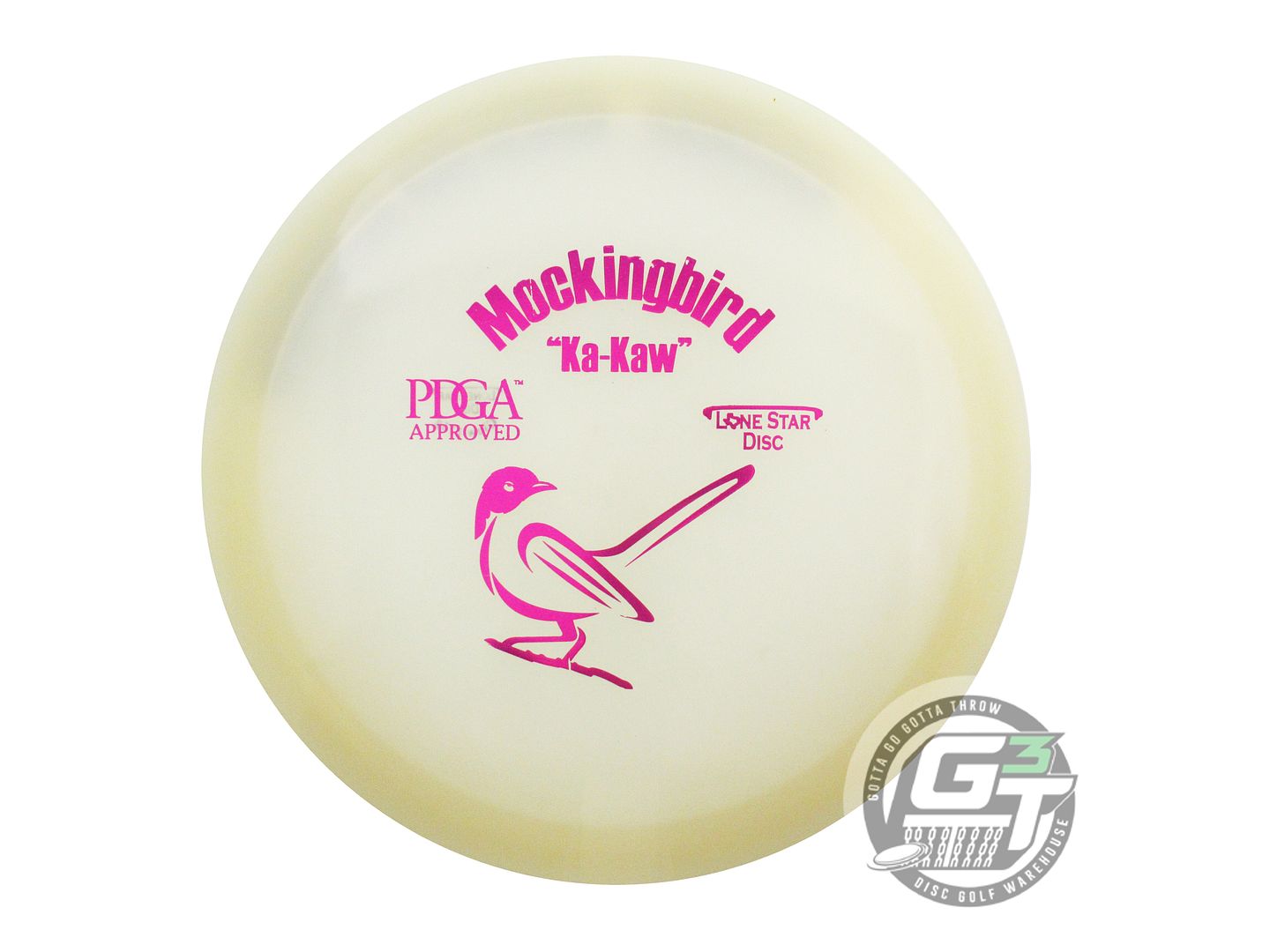 USED Lone Star Glow Mockingbird 173g Magenta Foil Fairway Driver Golf Disc