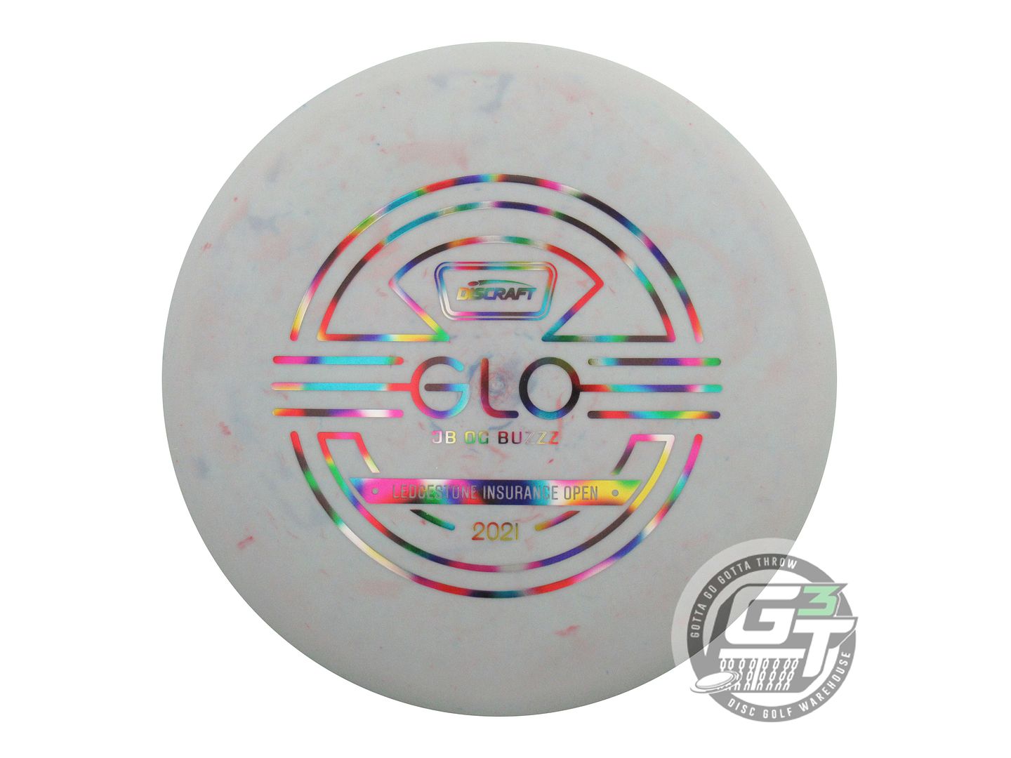 USED Discraft [LEDGESTONE] Jawbreaker Glo Buzzz 180g Gray Midrange Disc
