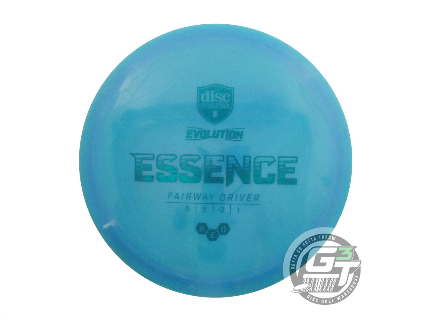 USED DiscMania Neo Essence 174g Teal Teal Foil Driver Golf Disc