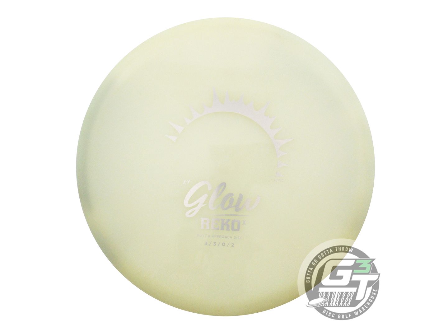 USED Kastaplast [2023] K1 Glow Reko X 175g Silver Foil Putter Golf Disc