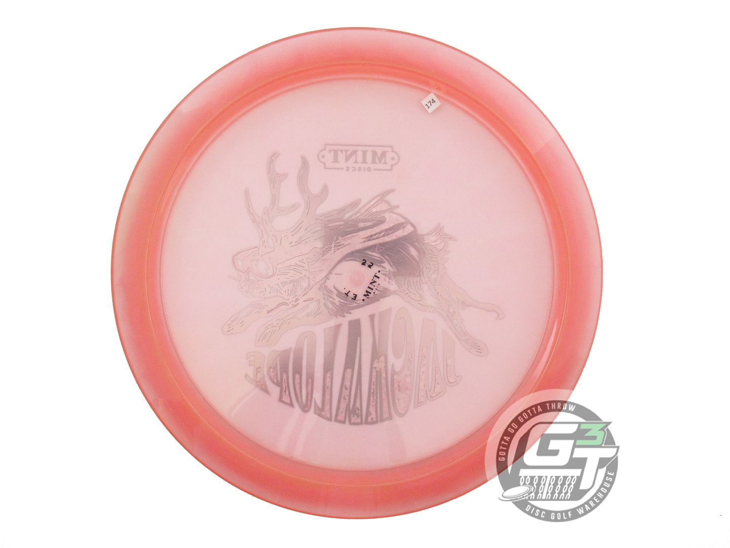 NOS Mint Discs Eternal Jackalope 174g Pink Fairway Driver Golf Disc