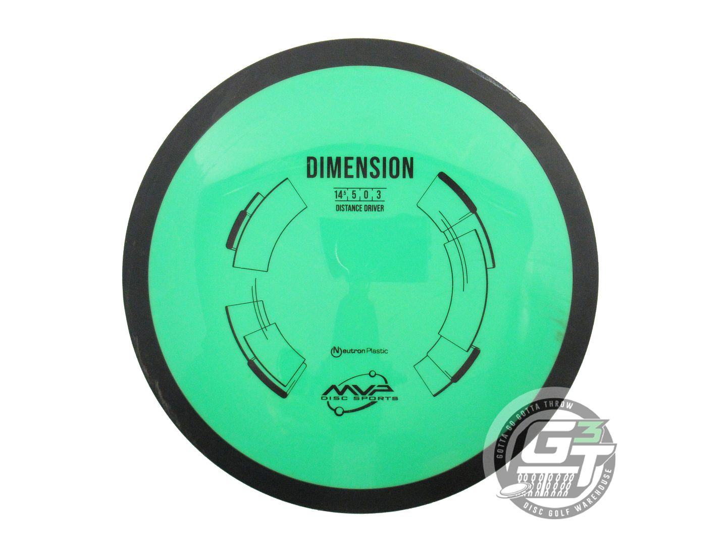USED MVP Disc Sports Neutron Dimension 173g Green Distance Driver Golf Disc