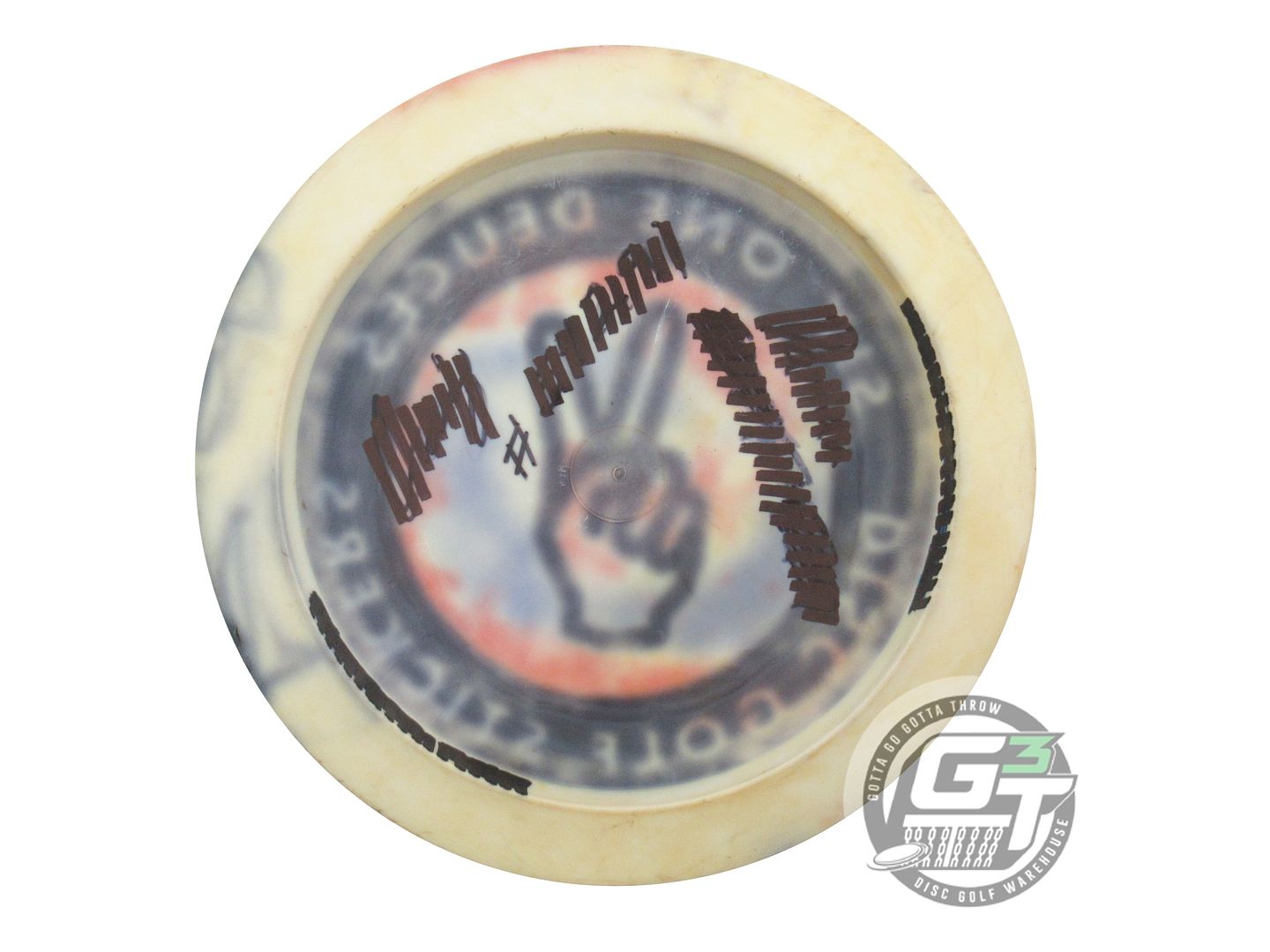 USED Innova Star Destroyer 175g Cream HOME DYED Distance Driver Golf Disc