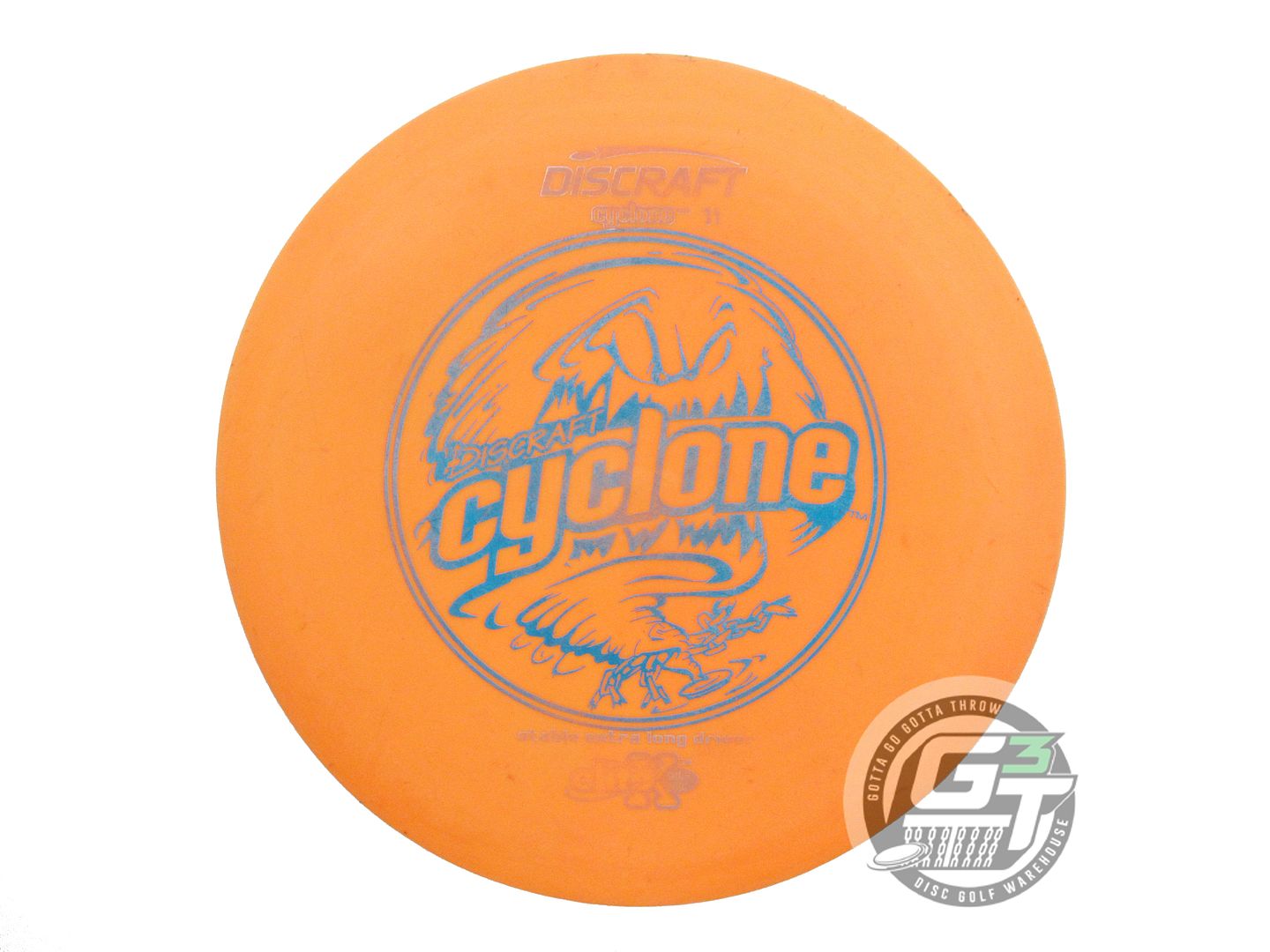 USED Discraft X Cyclone 175g Orange Blue Foil OOp Fairway Driver Golf Disc