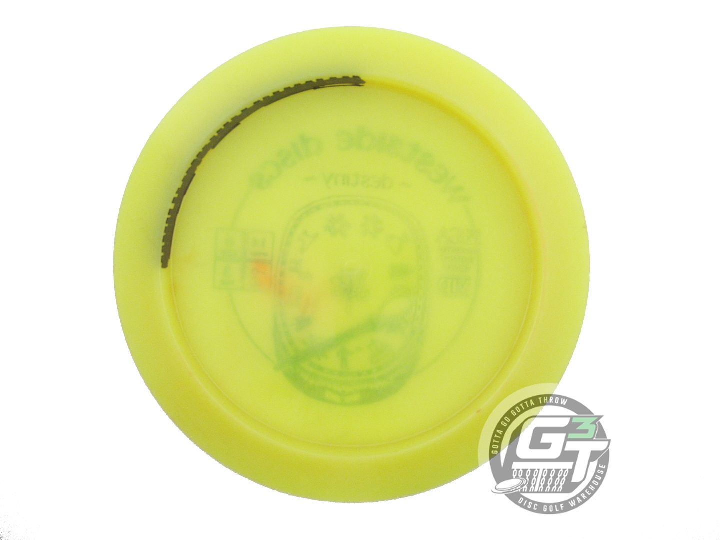 USED Westside Discs VIP Destiny 174g Yellow Teal Foil Distance Driver Golf Disc