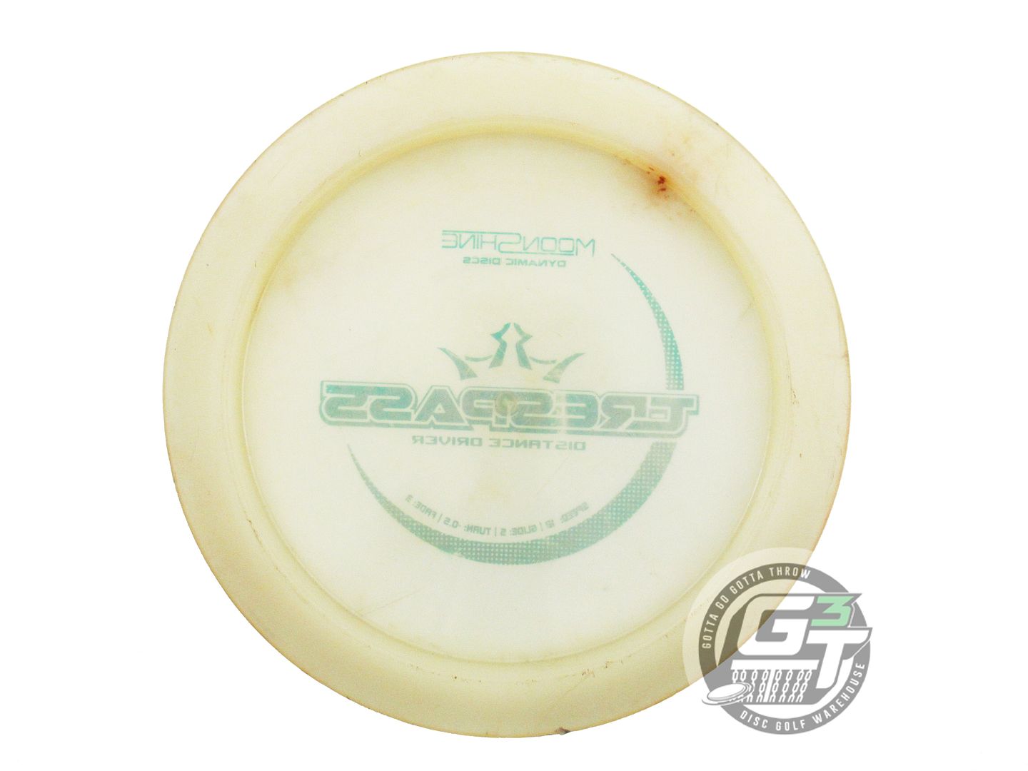 USED Dynamic Discs Moonshine Lucid Trespass 175g Teal Foil Distance Driver Disc
